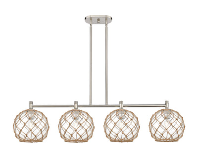Downtown Urban Island Light Cast Brass