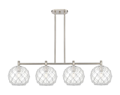 Downtown Urban Island Light Cast Brass