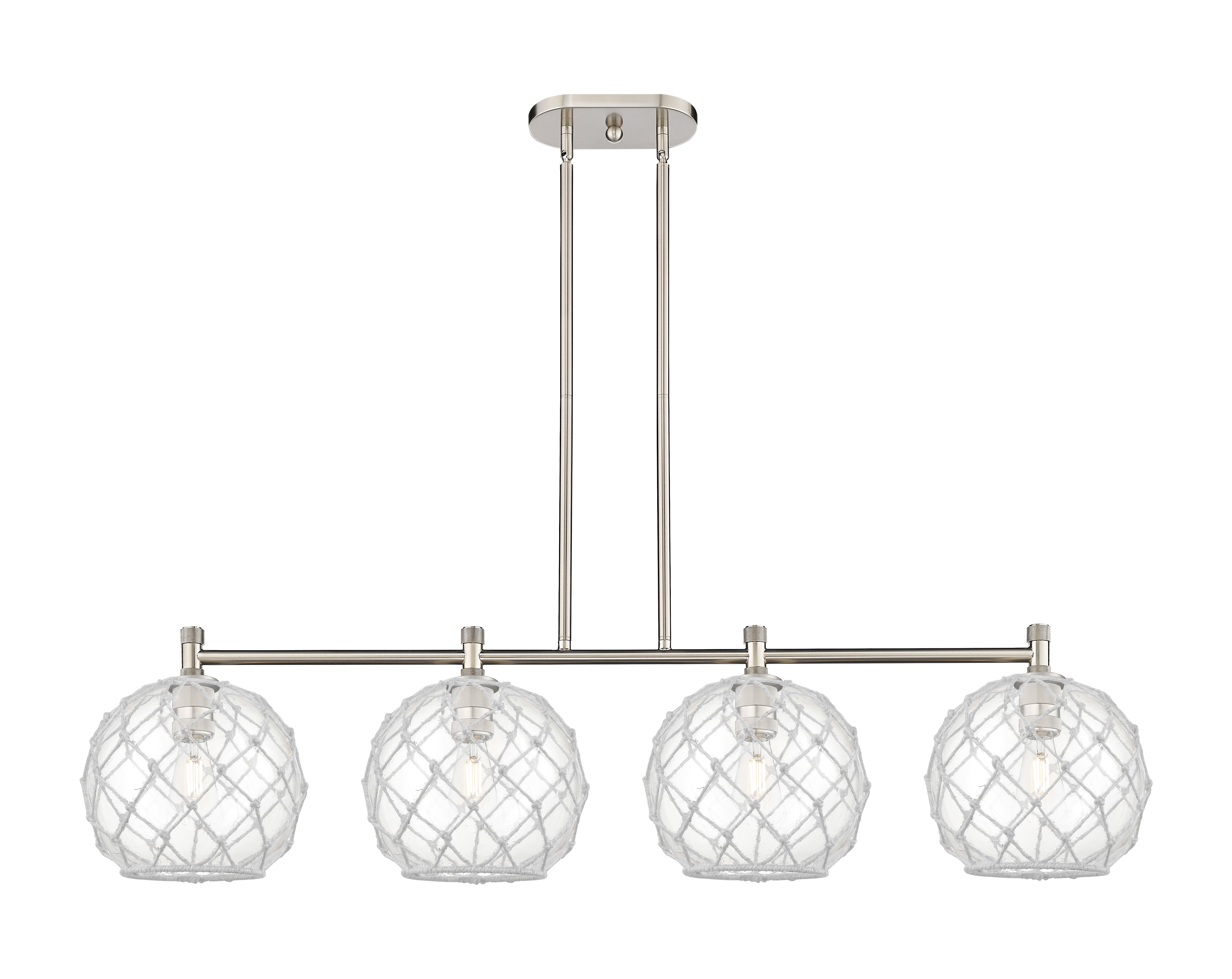 Downtown Urban Island Light Cast Brass