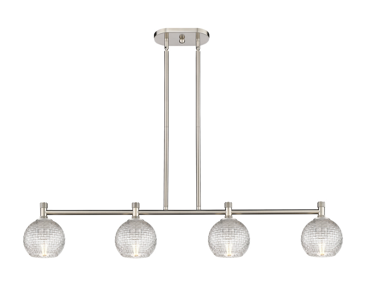 Athens 46-Inch 4-Light Stem-Hung Island Light 8-Inch High