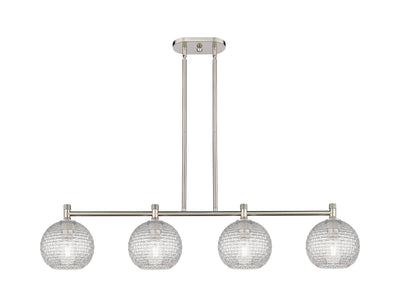 Downtown Urban Island Light Cast Brass