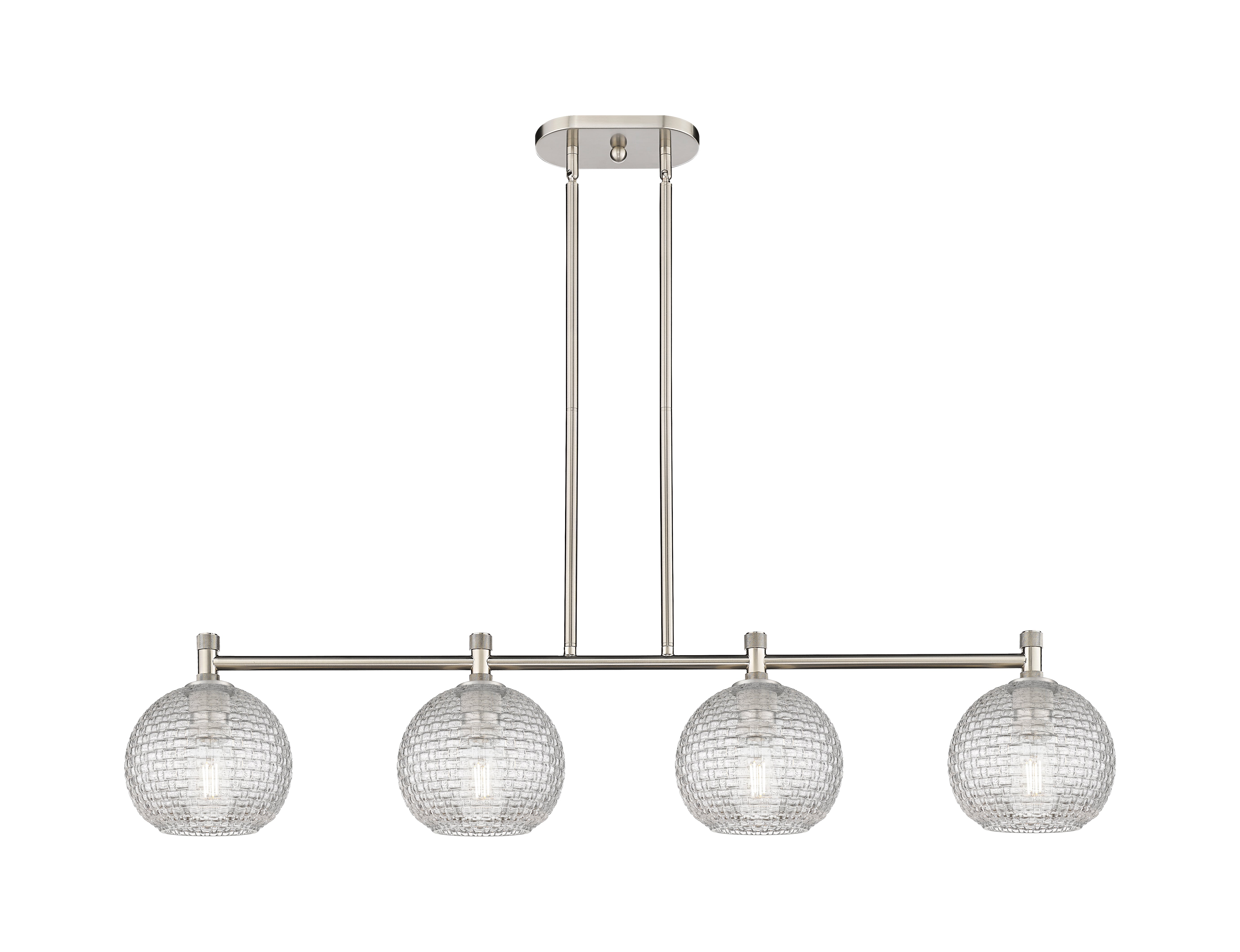 Downtown Urban Island Light Cast Brass