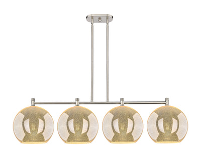 Downtown Urban Island Light Cast Brass