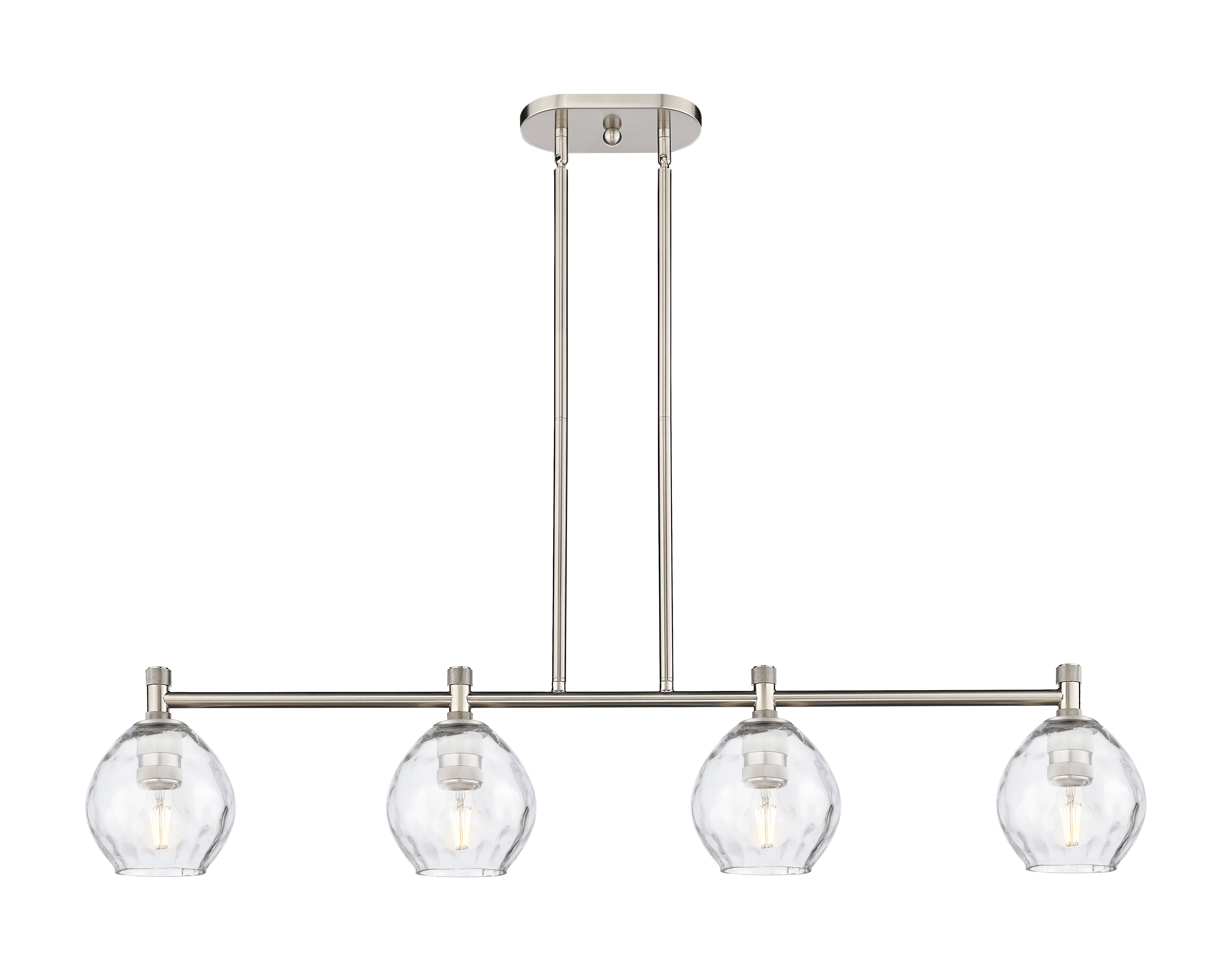 Downtown Urban Island Light Cast Brass