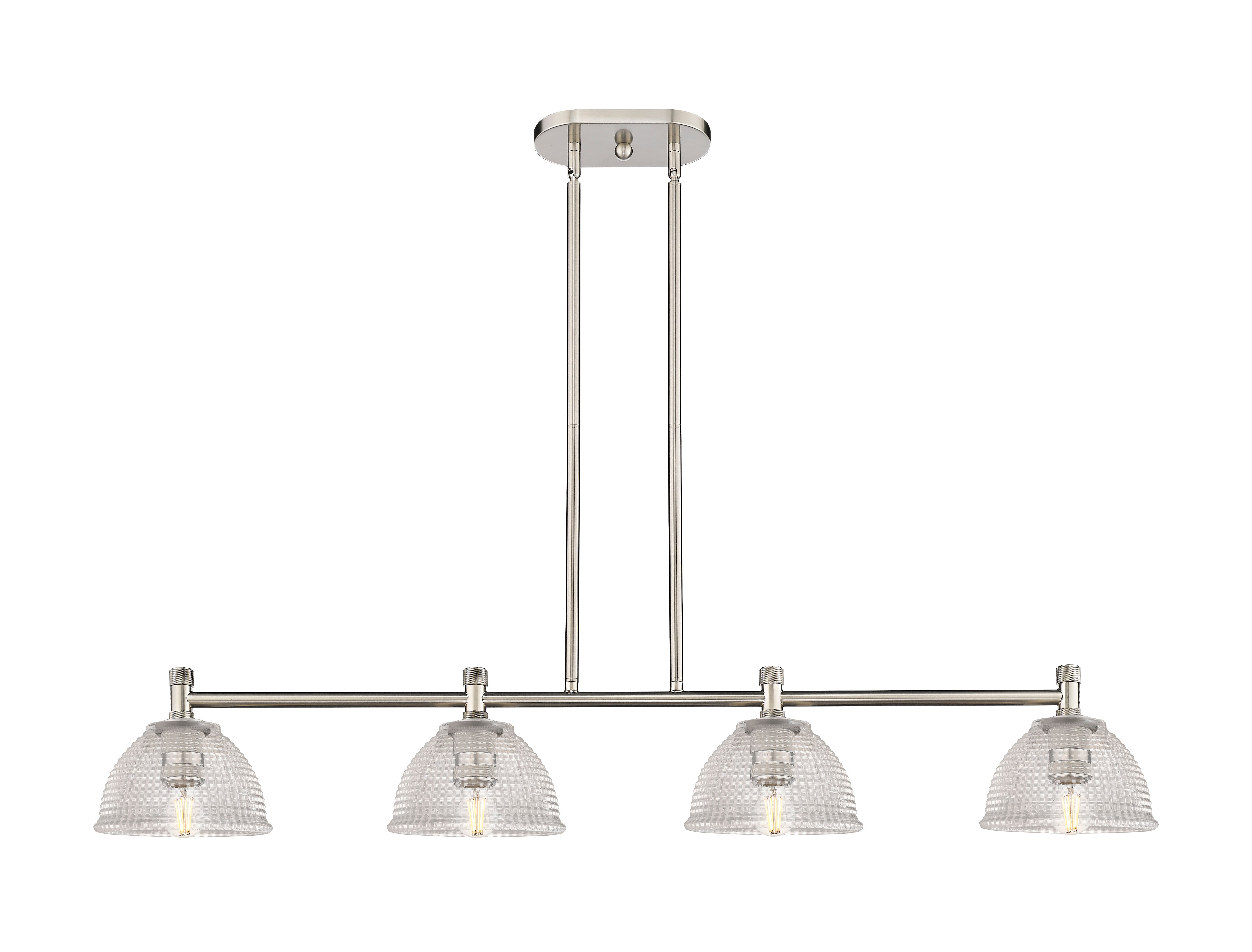 Downtown Urban Island Light Cast Brass