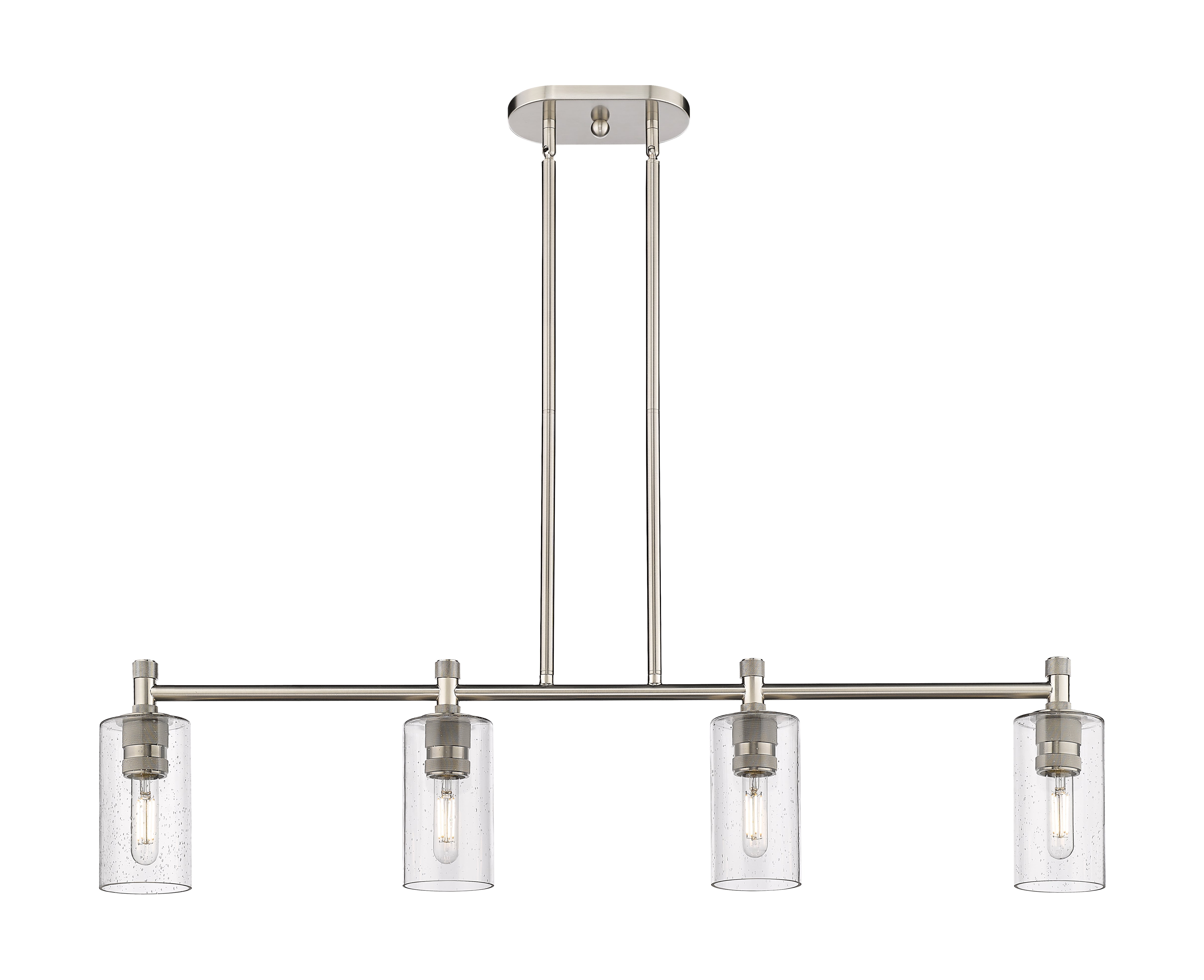 Downtown Urban Island Light Cast Brass