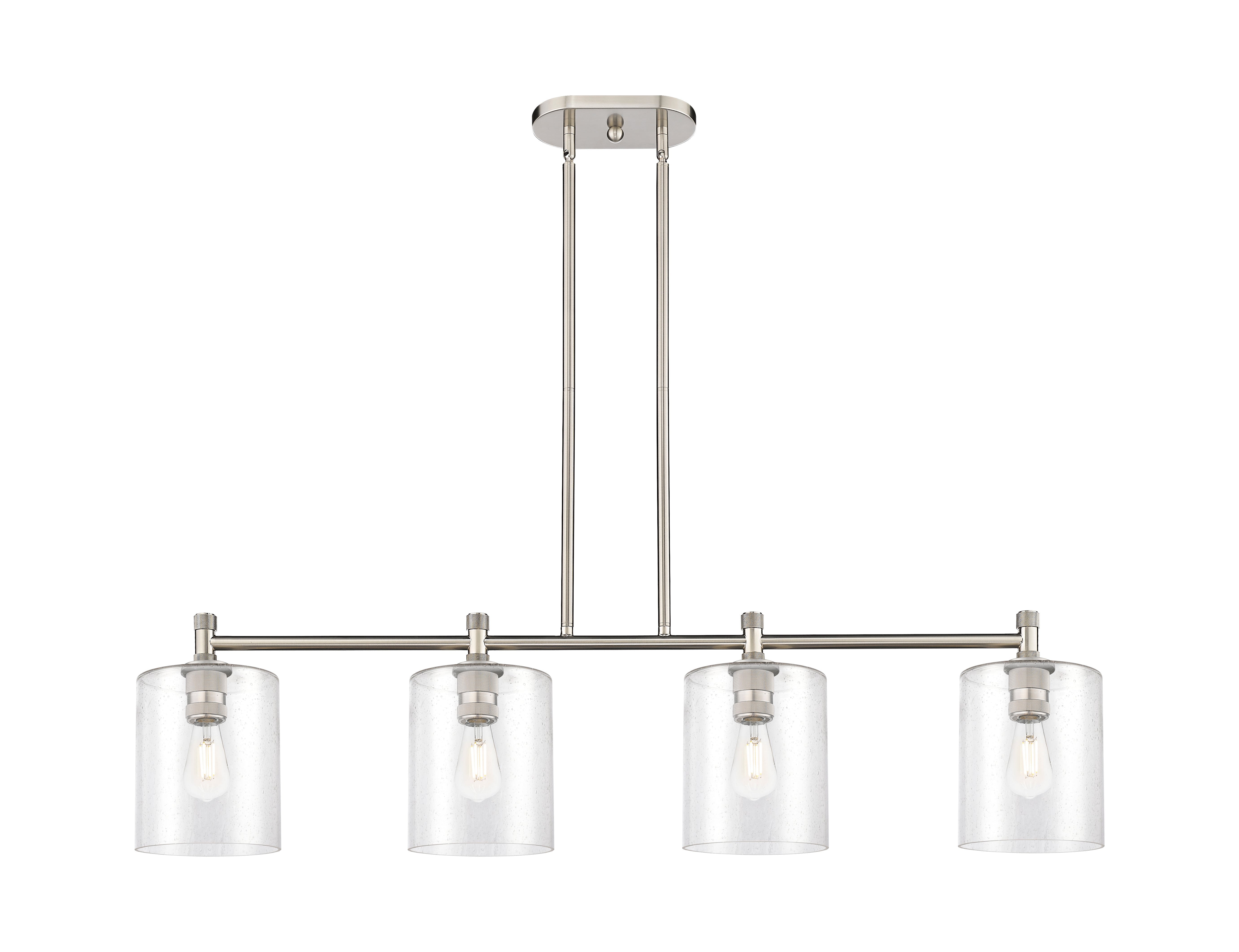 Downtown Urban Island Light Cast Brass