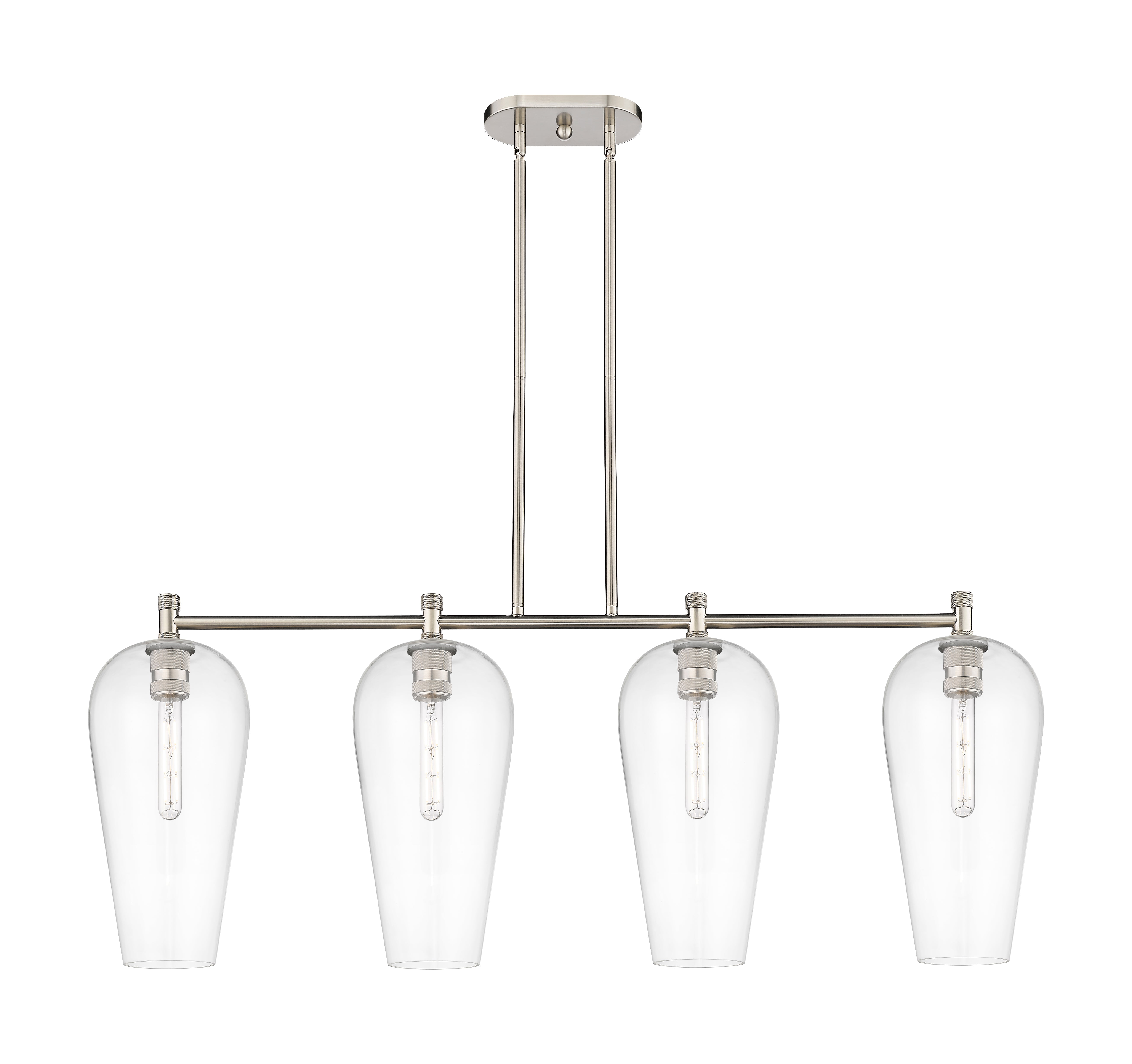 Downtown Urban Island Light Cast Brass