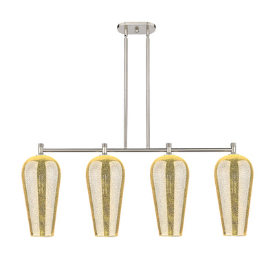 Downtown Urban Island Light Cast Brass