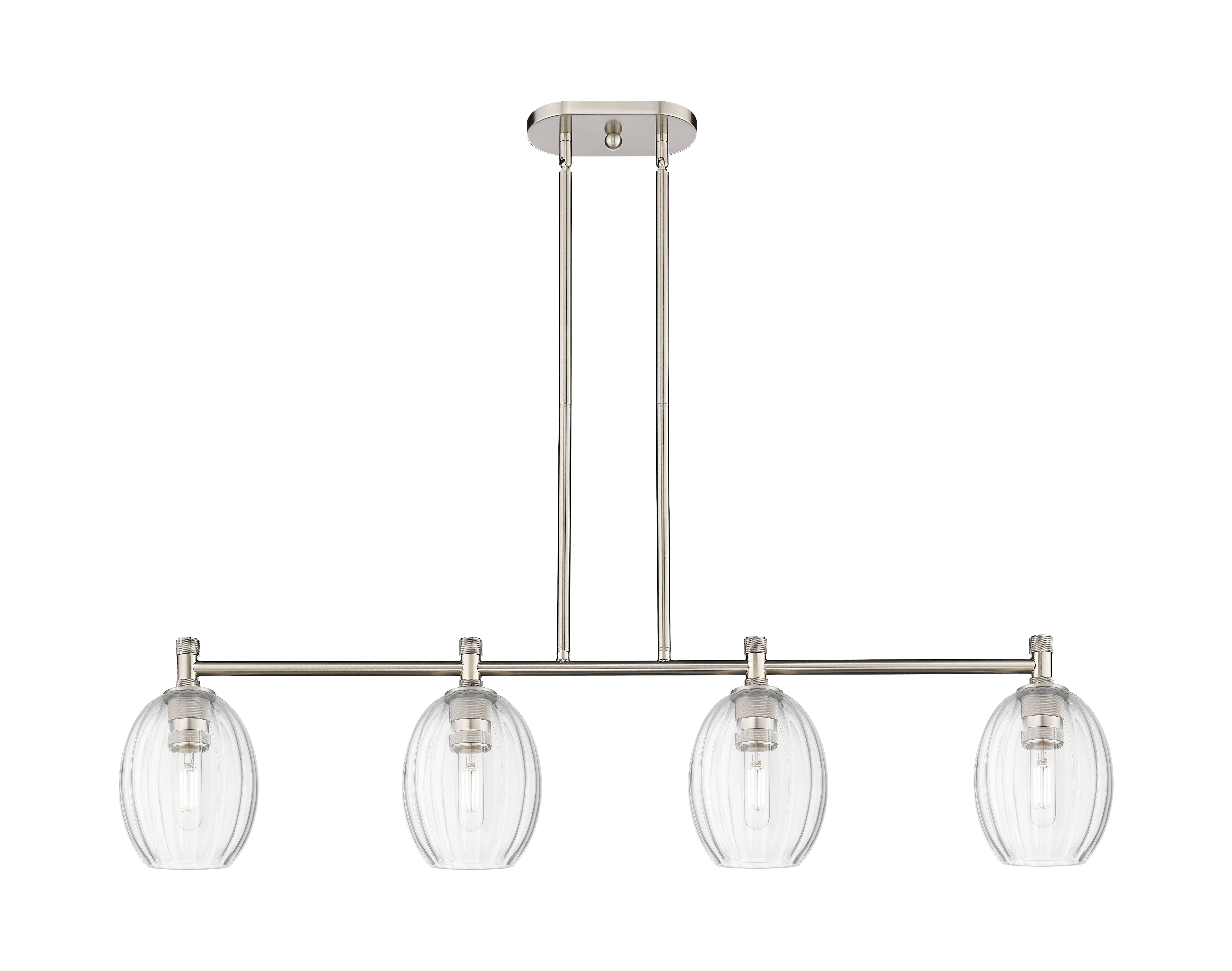 Downtown Urban Island Light Cast Brass
