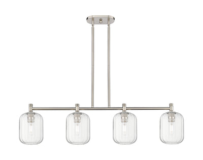Downtown Urban Island Light Cast Brass