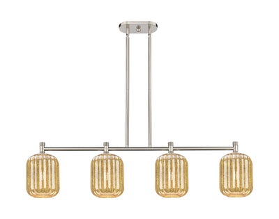 Downtown Urban Island Light Cast Brass