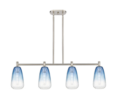 Downtown Urban Island Light Cast Brass