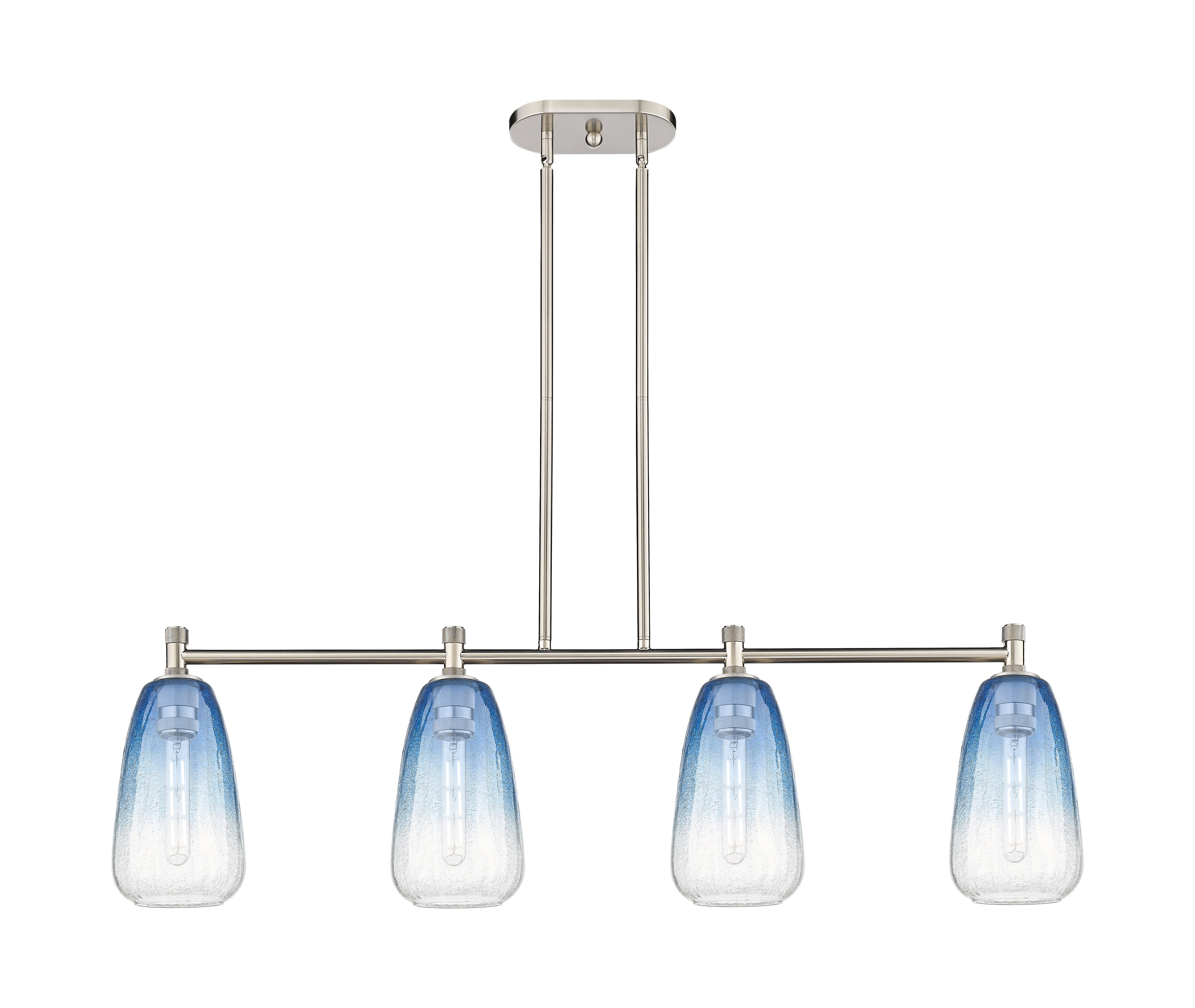 Downtown Urban Island Light Cast Brass
