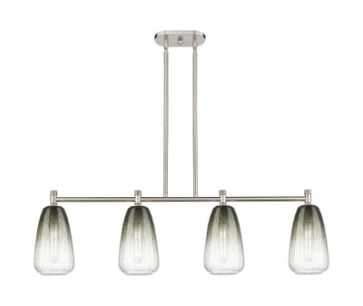 Downtown Urban Island Light Cast Brass