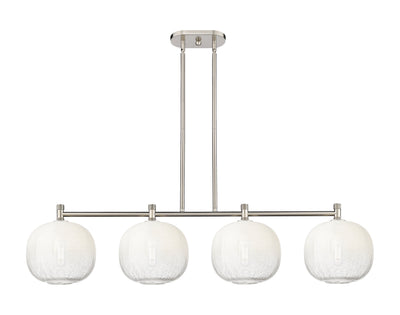 Downtown Urban Island Light Cast Brass