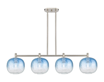 Downtown Urban Island Light Cast Brass