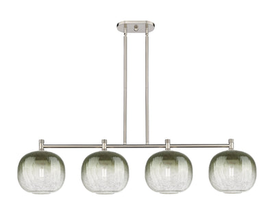 Downtown Urban Island Light Cast Brass