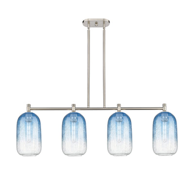 Downtown Urban Island Light Cast Brass Steel