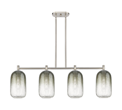 Downtown Urban Island Light Cast Brass Steel