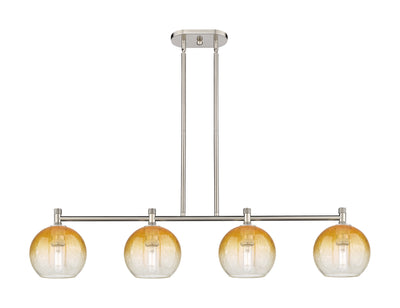 Downtown Urban Island Light Cast Brass