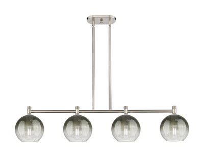 Downtown Urban Island Light Cast Brass