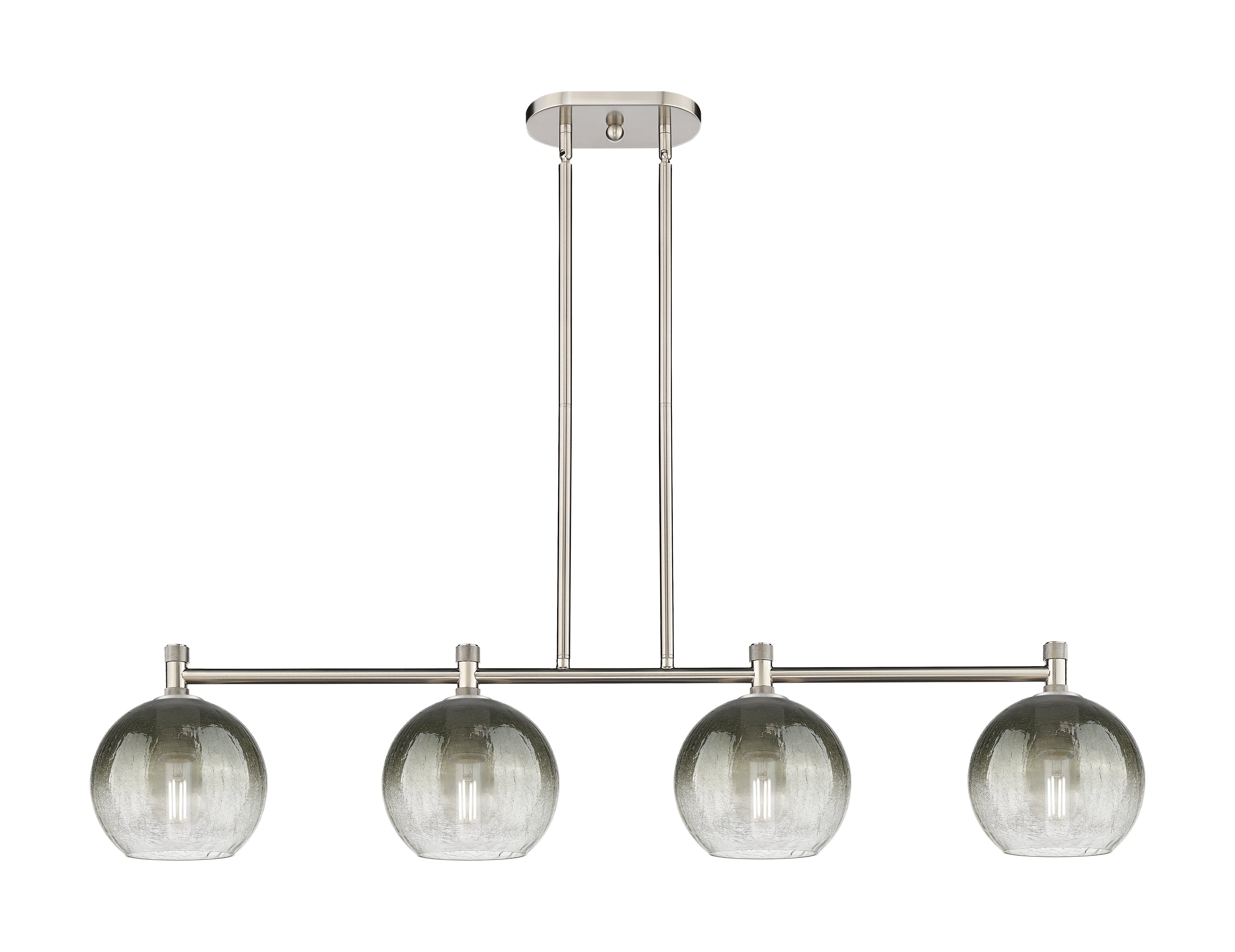 Downtown Urban Island Light Cast Brass