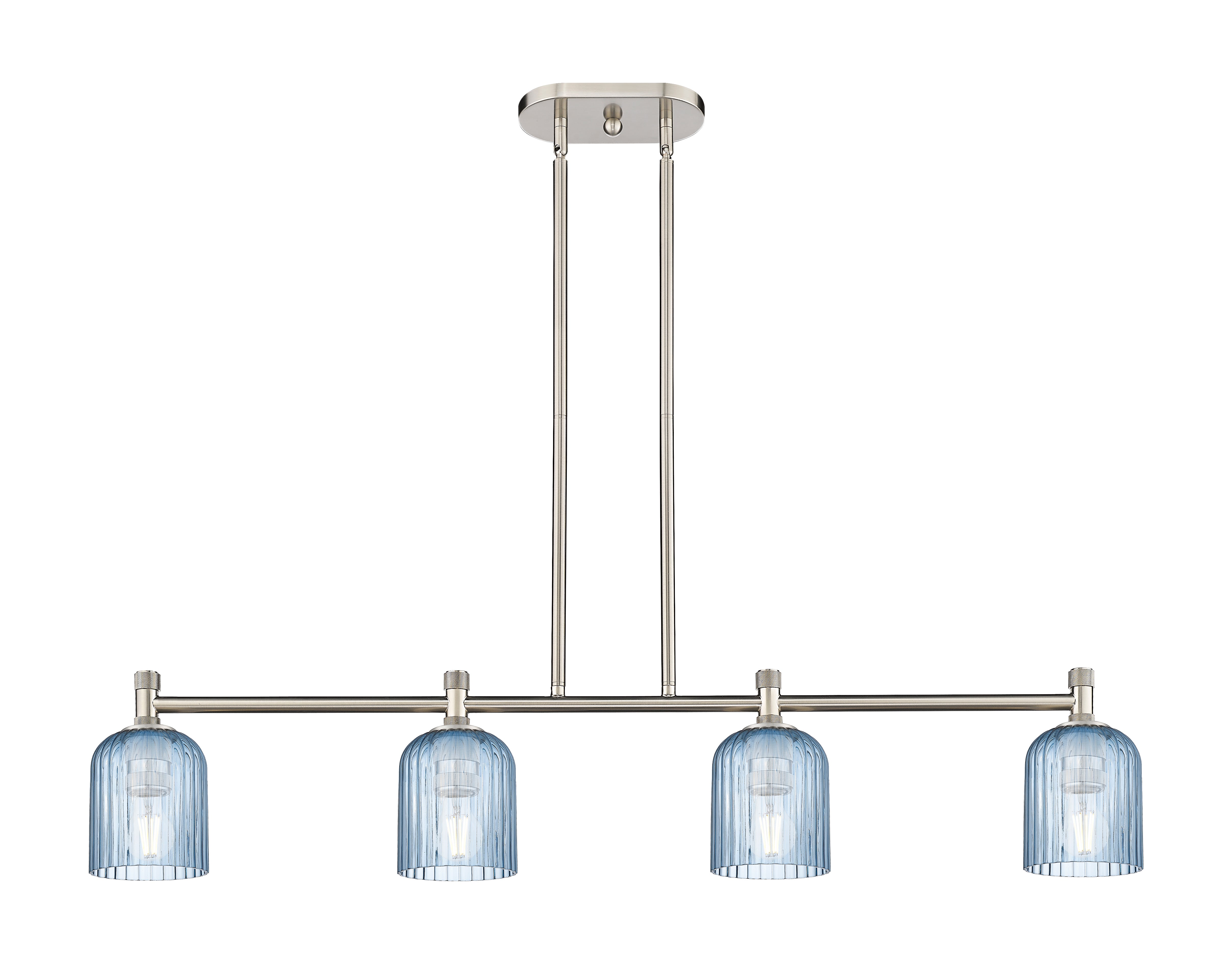 Downtown Urban Island Light Cast Brass Steel