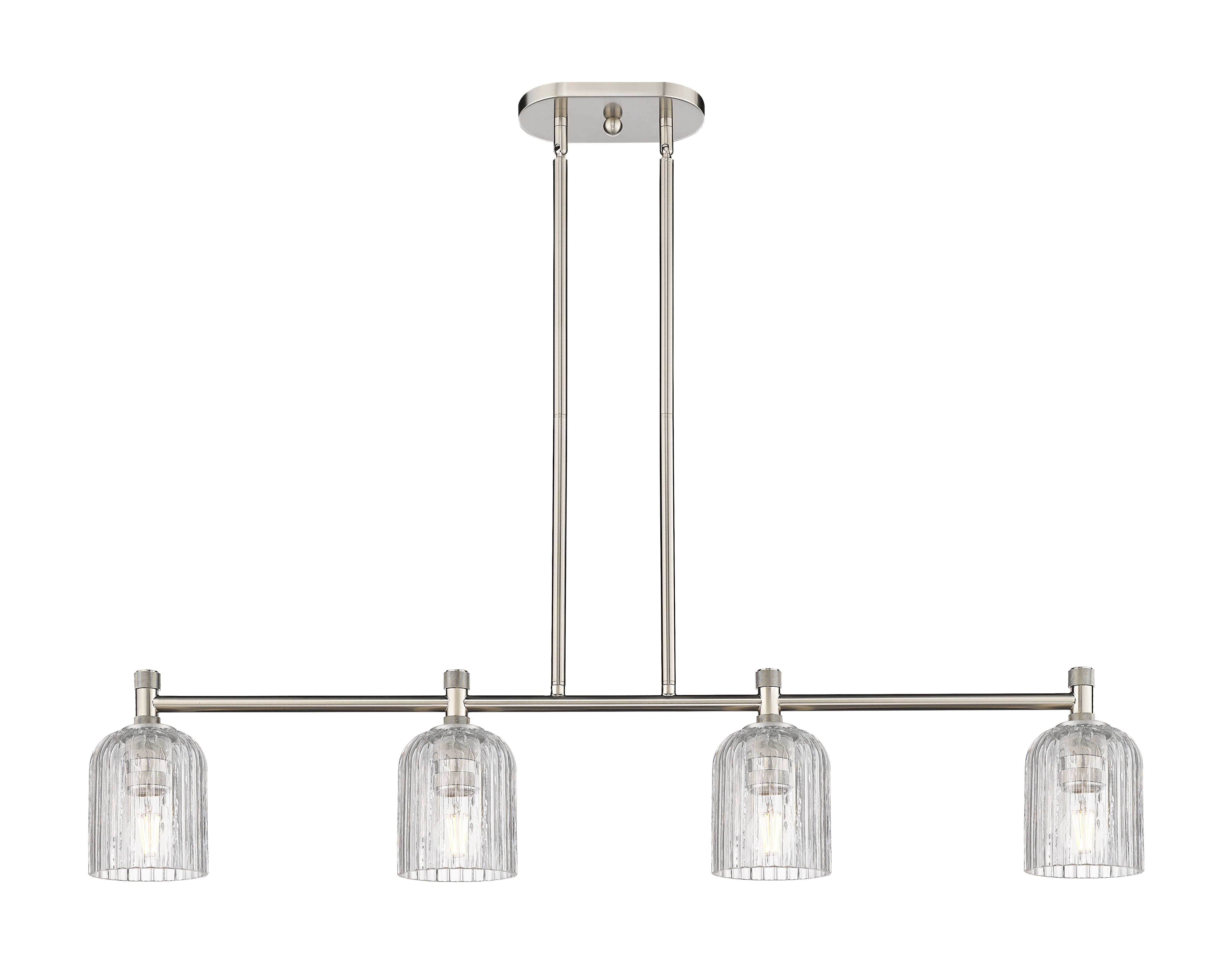 Downtown Urban Island Light Cast Brass Steel