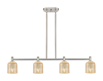 Downtown Urban Island Light Cast Brass Steel