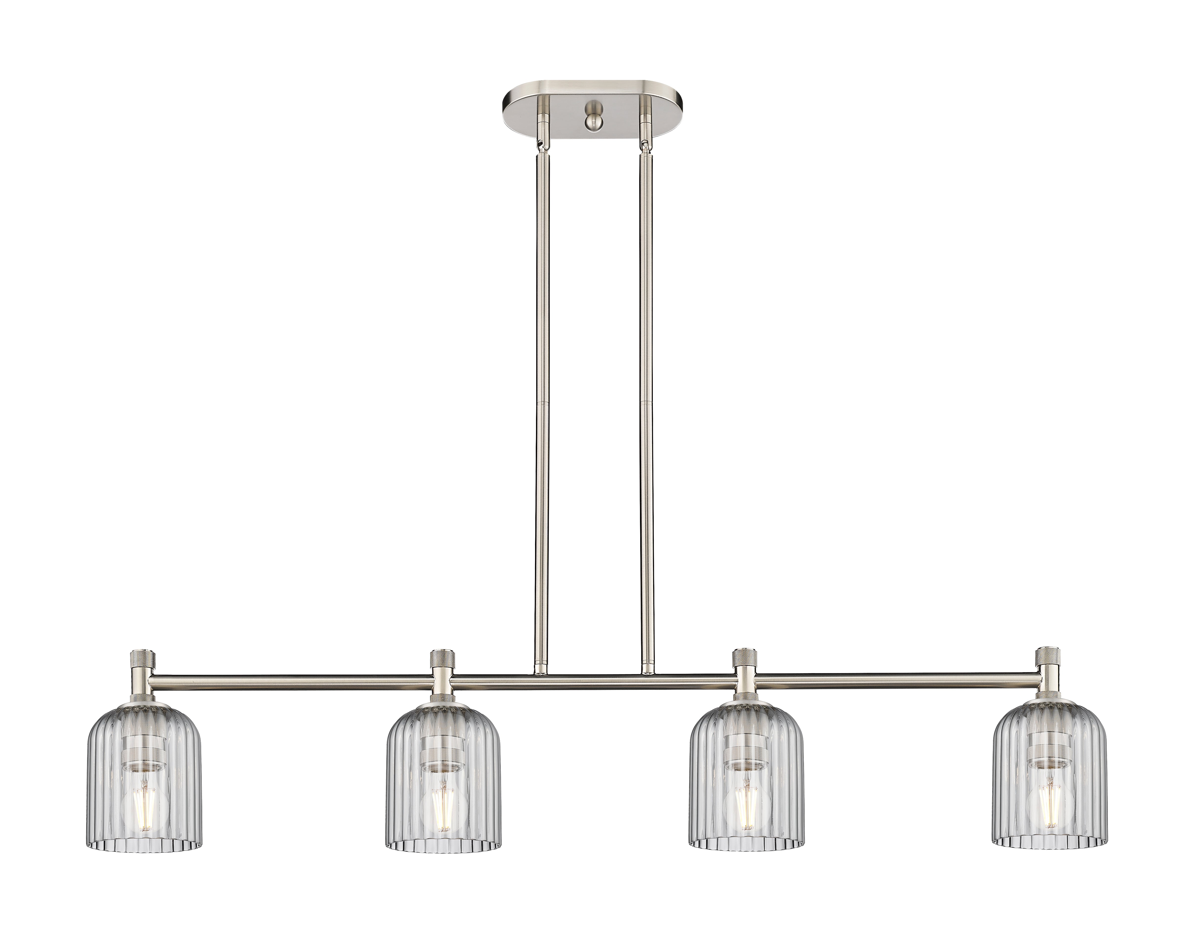 Downtown Urban Island Light Cast Brass Steel