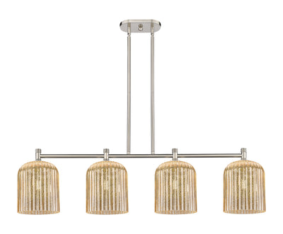Downtown Urban Island Light Brass Glass