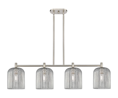Downtown Urban Island Light Brass Glass