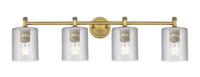 Downtown Urban Bath Vanity Light Cast Brass