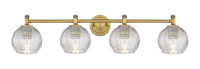 Downtown Urban Bath Vanity Light Three Brass