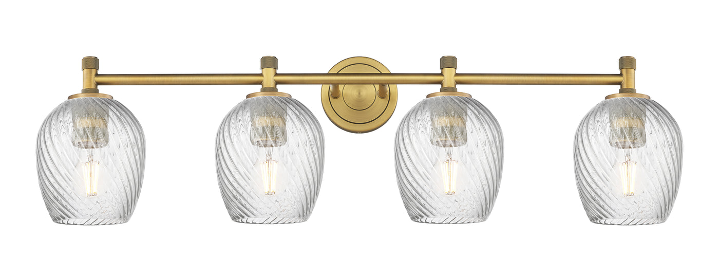 Downtown Urban Bath Vanity Light Cast Brass