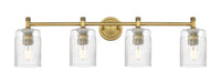Downtown Urban Bath Vanity Light Cast Brass