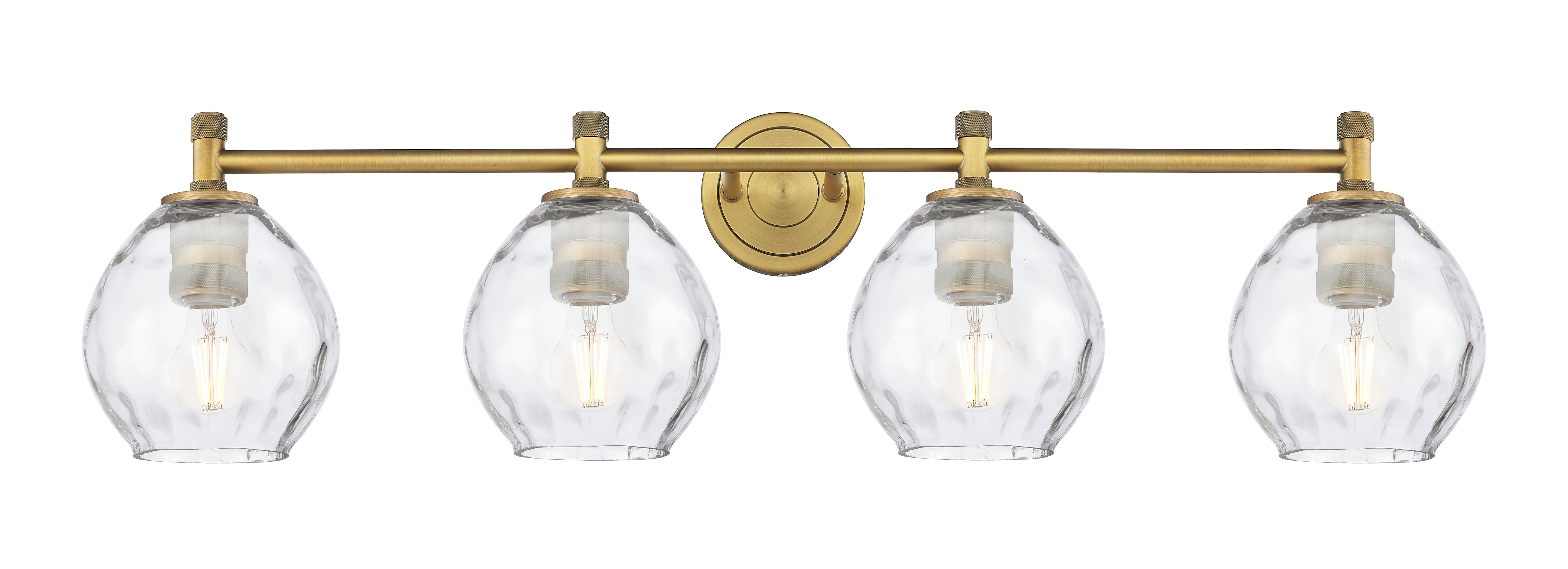 Downtown Urban Bath Vanity Light Cast Brass