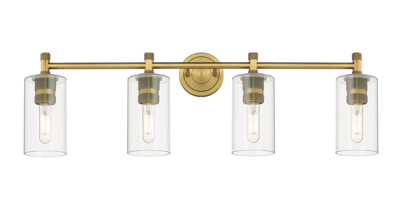 Downtown Urban Bath Vanity Light Cast Brass