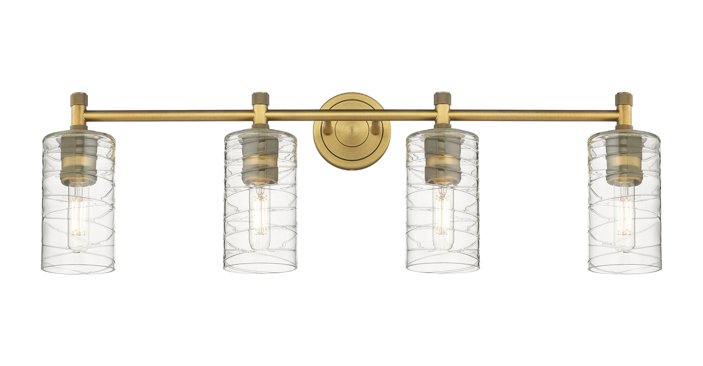 Downtown Urban Bath Vanity Light Cast Brass