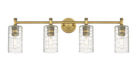 Downtown Urban Bath Vanity Light Cast Brass