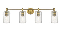 Downtown Urban Bath Vanity Light Cast Brass