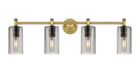 Downtown Urban Bath Vanity Light Cast Brass