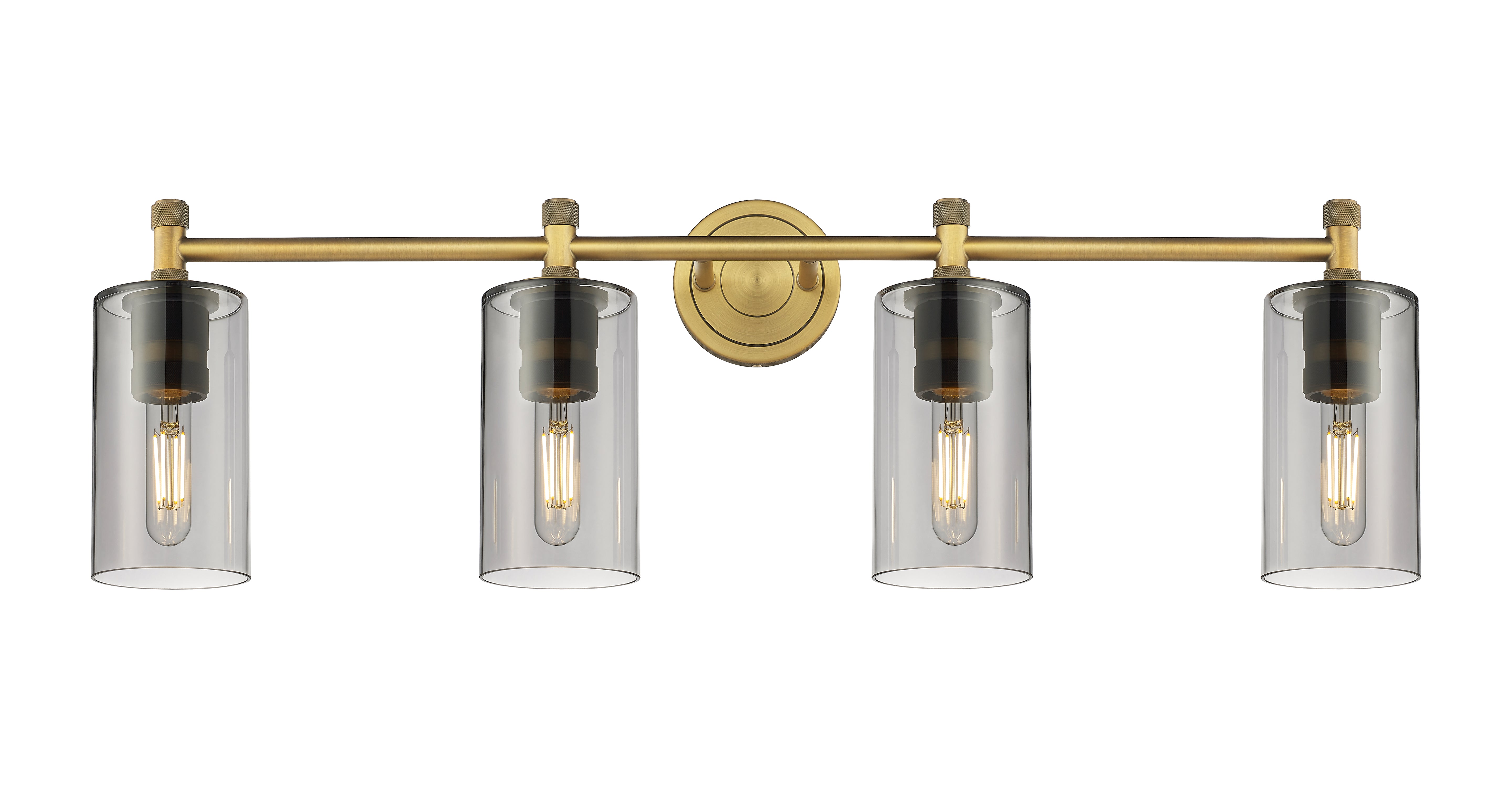 Downtown Urban Bath Vanity Light Cast Brass
