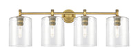 Downtown Urban Bath Vanity Light Cast Brass