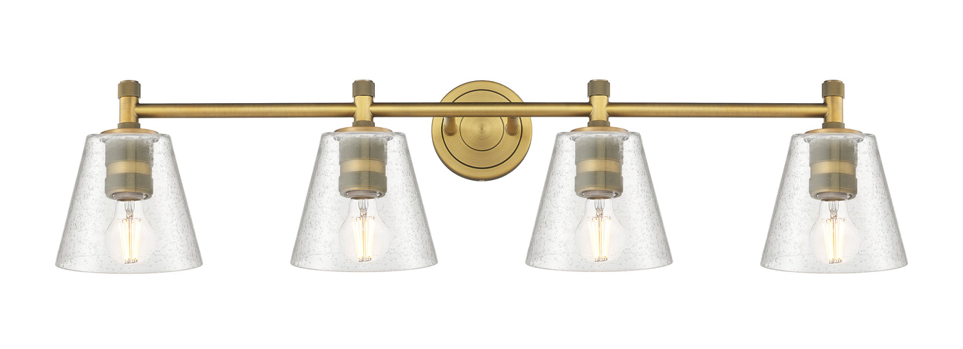 Downtown Urban Bath Vanity Light Cast Brass