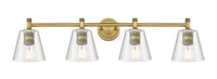 Downtown Urban Bath Vanity Light Cast Brass