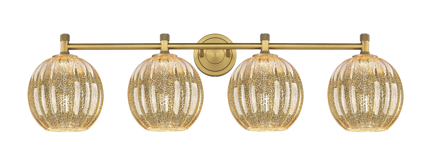 Downtown Urban Bath Vanity Light Cast Brass