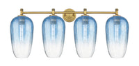 Downtown Urban Bath Vanity Light Brass Glass