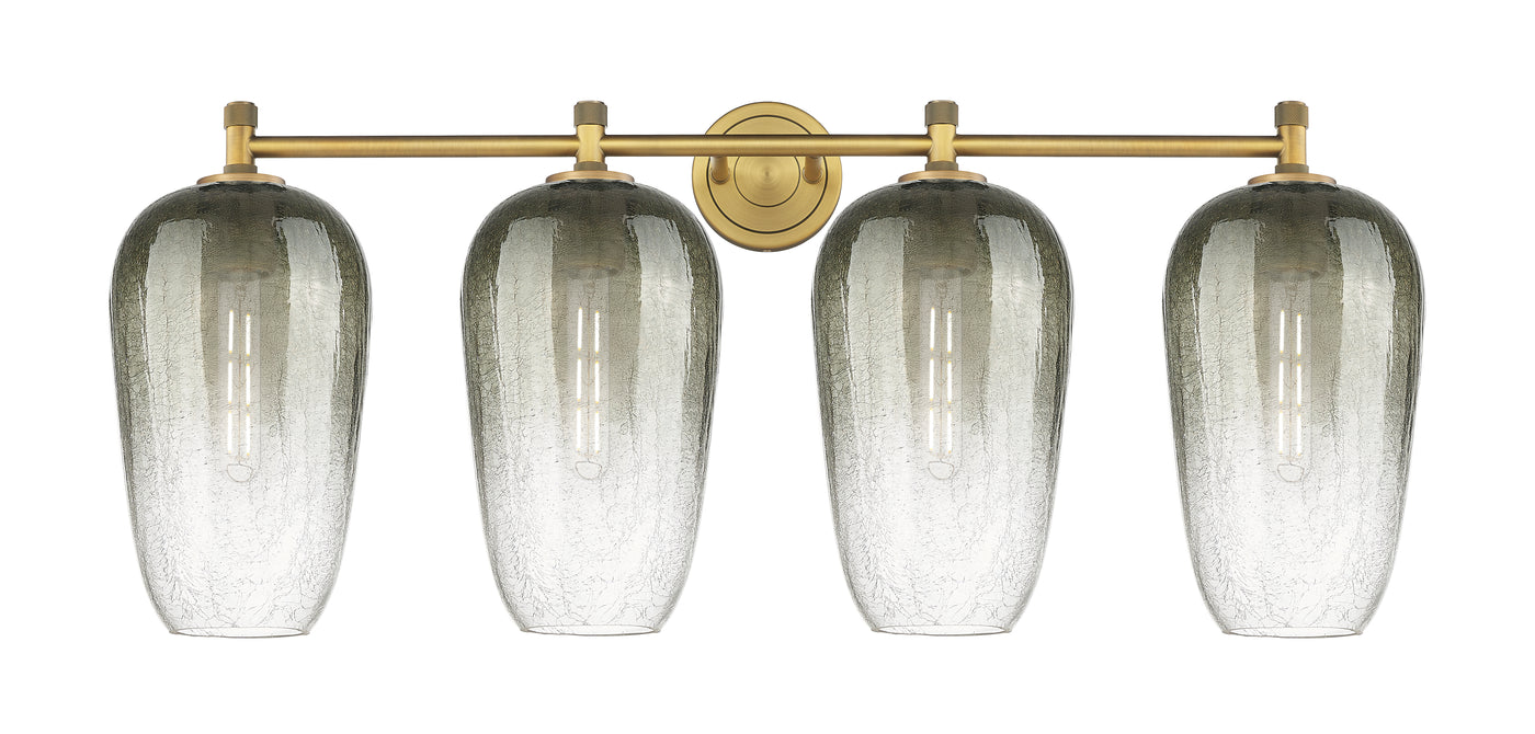 Downtown Urban Bath Vanity Light Brass Glass